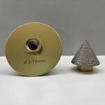 Vacuum Brazed Diamond Beveling Chamfer Bit 40#/45#/50#/60#/80#/100# Grit