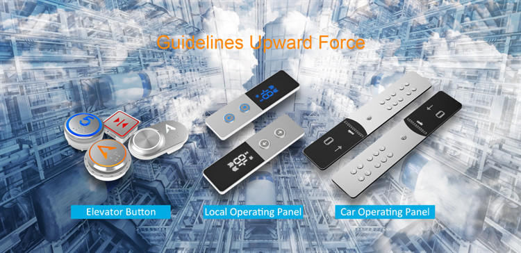 LOP Remote Control Elevator Panel Board , Black Elevator Control Panel