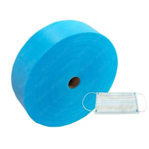 Wholesale High Strenght Spunlace Non Woven Fabric Fast Delivery Smooth Bright Blue Color from china suppliers
