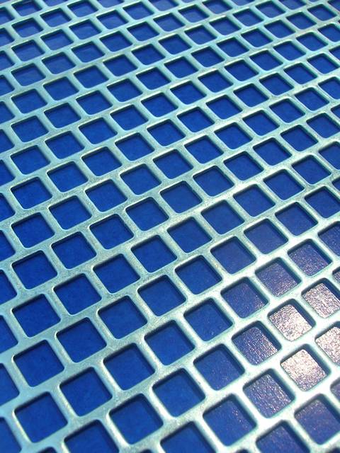 Square hole perforated stainless steel sheet