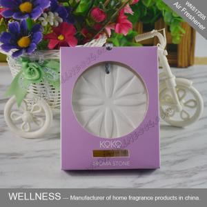 Wholesale Custom Shaped Ceramic Scent Stone , Car Air Freshener Stone Piece Non Toxic from china suppliers