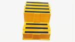 Industrial Polyethylene Safety Plastic Step Stool Heavy Duty Non Slip