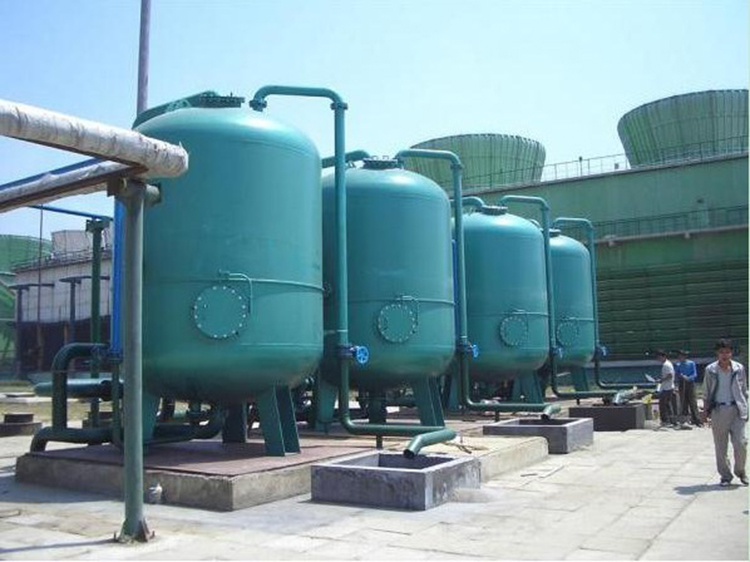 99% Granular Activated Carbon Water Filter , 50TPH Drip Irrigation Sand Filter