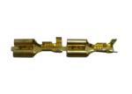Polishing Metal Stamping Parts Golden Brass Female Terminals for Car