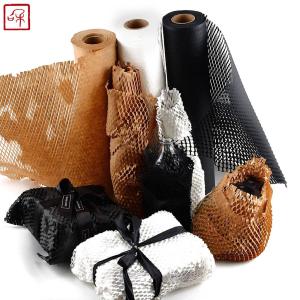 Wholesale 30CM*100M White Black Brown Honeycomb Paper Wrapping Roll Cushioning Pad from china suppliers