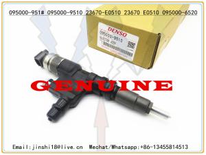 Wholesale DENSO GENUINE FUEL INJECTOR 095000-9510 095000-951# 095000-6520 FOR TOYOTA AND HINO 23670-E0510 23670 E0510 23670E0510 from china suppliers