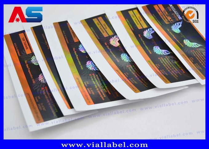 Adhesive Labels For Vial Bottles , Custom Design Pharmaceutical Description Label 3