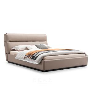 Wholesale Modern Italian Design Bedroom Furniture Leather 1.8m King Size Bed Bedding Set from china suppliers