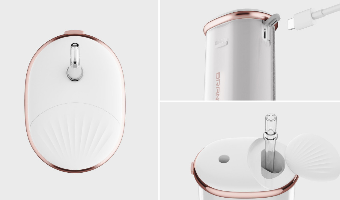 Highly Recognizable Body Shape Mini Water Flosser 200ml capacity
