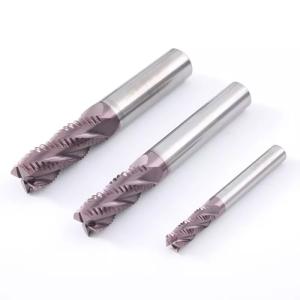Wholesale D5 D6 Carbide End Mill 4 Flute Solid Carbide Chamfer Mill AlTiN Coating from china suppliers