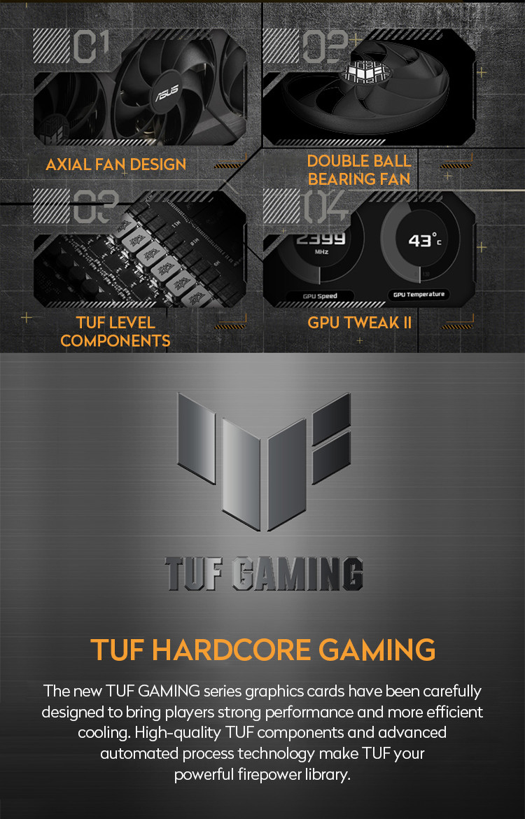 Geforce Rtx 3060 PCI Express 4.0 Gaming PC Video Card 12GB GDDR6 TUF-RTX3060-O12G-V2-GAMING
