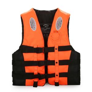 Wholesale Customized Sea Life Jackets Orange Color M / L / XL Size Water Resistance from china suppliers