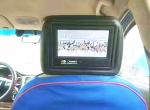 9 Inch Taxi Headrest Advertising Display Screens 4G WIFI GPS APK Software For