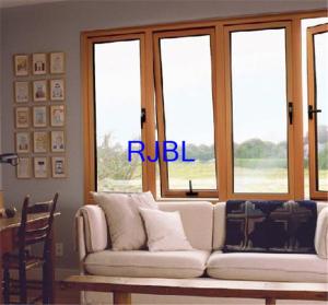 Wholesale Energy Saving Wood Clad Aluminum Casement Windows Easy to install With Thermal Break for Southeast Asia market from china suppliers