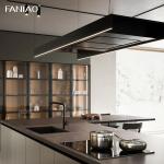 Villa Melamine Grey Luxury Large Solid Wood Modern Kitchen Cupboard Pantry