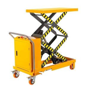 Wholesale 1.5m Mobile Scissor Lift Trolley 1000kgs Platform Lift Trolley from china suppliers