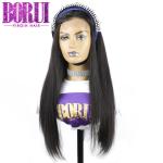 100% Virgin Human Hair 12-30 Inch Swiss Lace Closure Wig Straight 250% Density