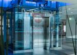 CE Center Opening Group Control Panoramic Elevator With Center Opening Door