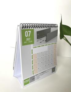 Wholesale A4 A5 Color Printable Desk Calendar Double Sided With 250g White Cardboard from china suppliers