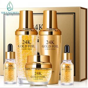 Wholesale Whitening 24k Gold Skin Care Set 5Pcs COA Anti Aging Wrinkle from china suppliers