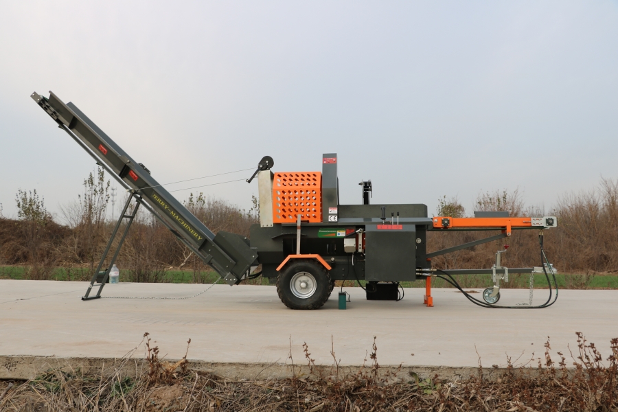 Hydraulic Firewood Process Wood Splitting Wounted and Horizontal Log Saw for Cutting