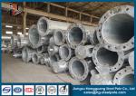 Octagonal Steel Tapered 25-45FT Power Transmission Poles Q345 NEA Standard