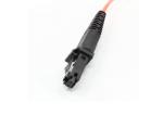 Waterproof MTRJ Fiber Connector , Single Mode Fiber Connectors Black Color