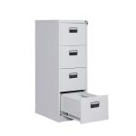 Multi Drawers White Metal Storage Cabinet