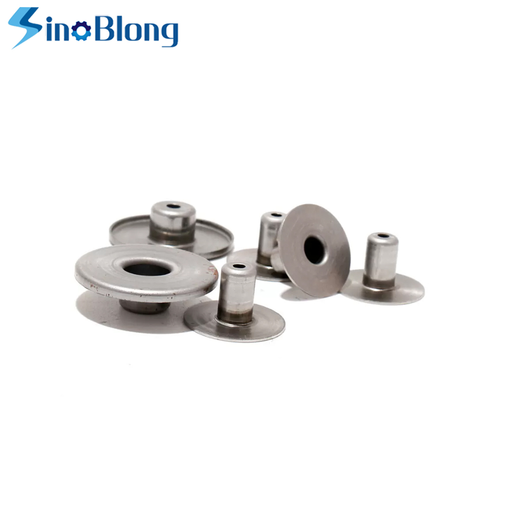 Aluminum Stamping Blanks Round Auto Parts Bending Process Nickle Plating