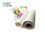 Stretchable Inkjet Cotton Art Canvas Rolls Waterproof 360gsm For Pigment Dye Ink