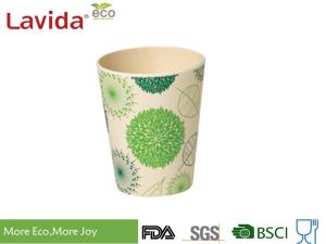 Wholesale Small 10oz 285ml Round Bamboo Fiber Cup , Bamboo Fibre Coffee Cup For Home / School from china suppliers