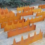 No Dig Landscape Multi Edge Garden Lawn Garden Corten Steel Landscape Edging