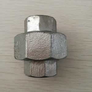 Wholesale Connectors Stainless Steel 304 Threaded Pipe Fittings Plumbing Stainless Pipe Thread Union from china suppliers