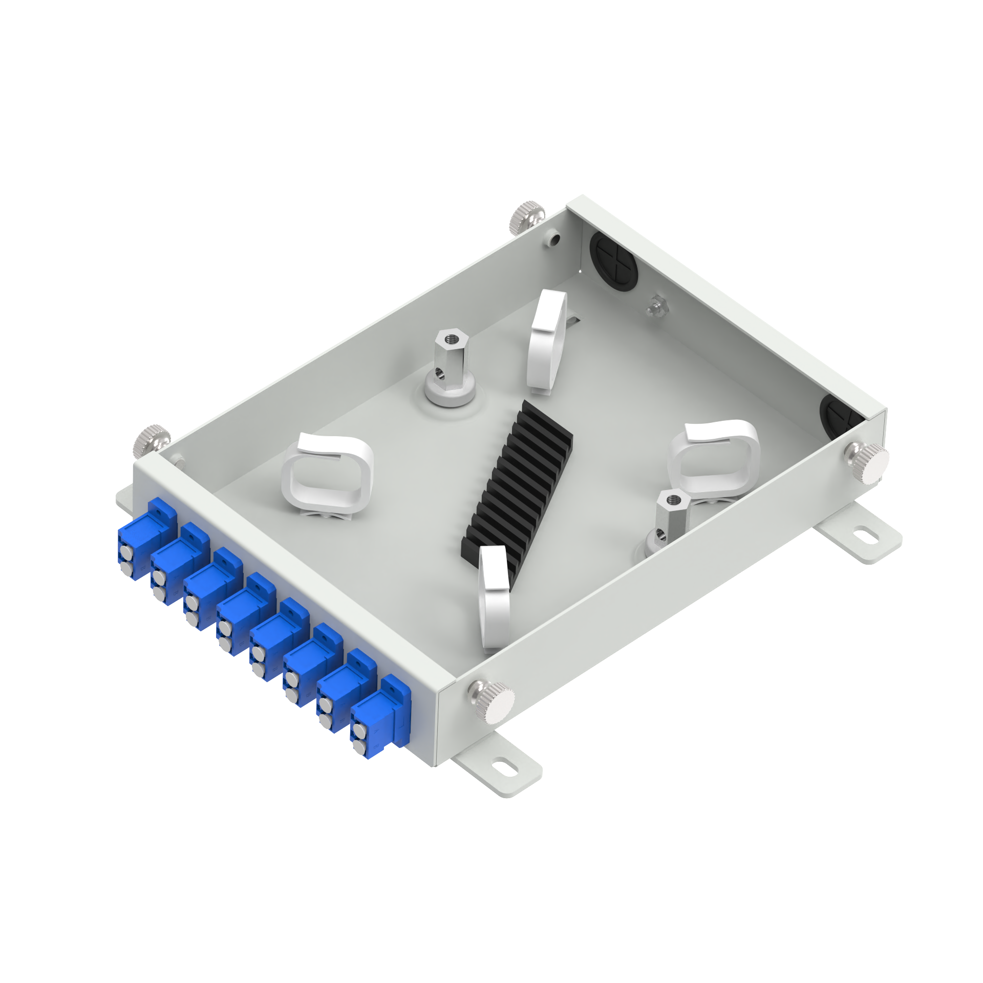 FTTX Feature Rich Optic Termination Unit 5- FTTH Terminal Box for ODN FTTX 8 Cores