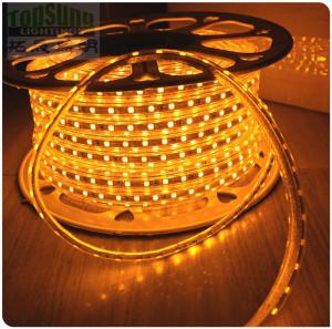 Wholesale Hot sale 50m yellow AC led strip 220V 5050 SMD 60LED/M Manufacturer from china suppliers