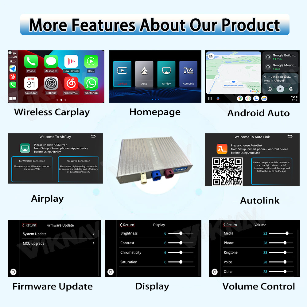 Viknav Linux System For Lexus IS 2009 -2012 Wireless Apple CarPlay Android Auto Only Support Original Car Screen
