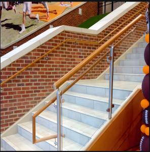 Wholesale Transparent Balcony Glass Balustrade , Outdoor 10mm Tempered Glass Balcony Fence from china suppliers
