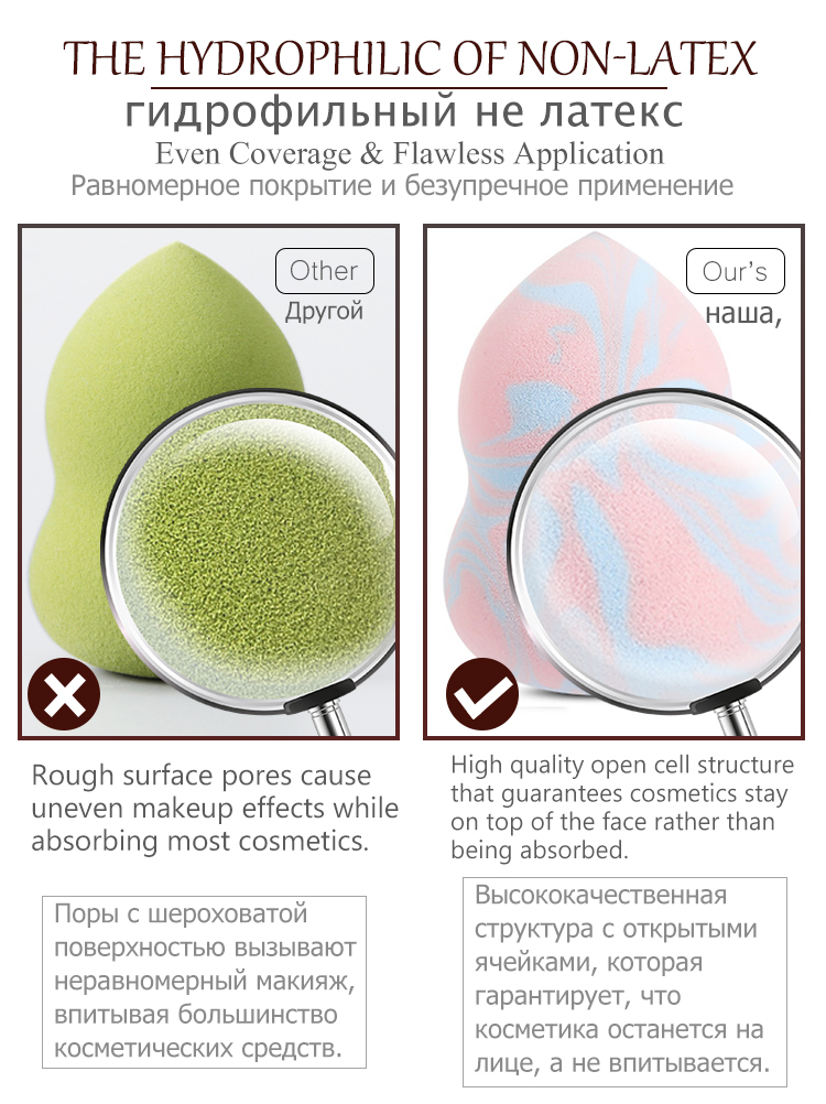 Hydrophilic Basic Makeup Tools Makeup Sponge
