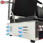 Commercial Kitchen Non-stick Electric Cast Iron Panini Contact Grill with 3600W