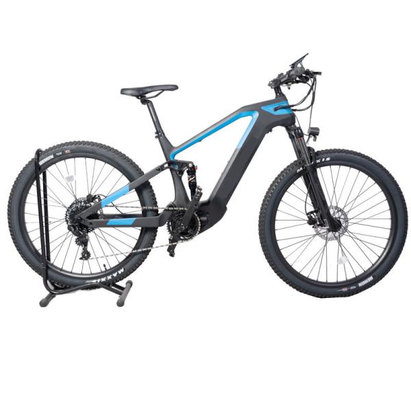 Carbon Fiber Frame Electric Mountain Bike 29 Inch 11 Speed with 48V Voltage and