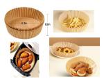 Disposable Square Parchment Air Fryer Paper Liners Food Grade Nonstick