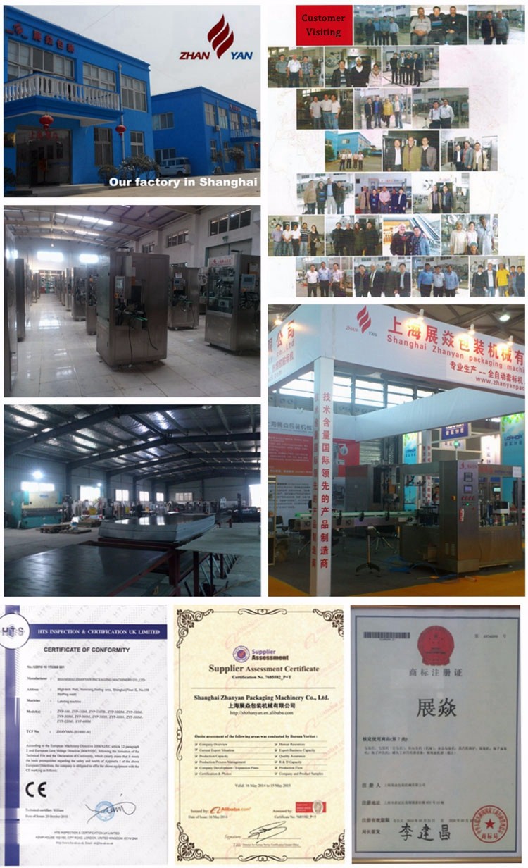 Bottle labeling fully automatic stick labeling appliance food grade