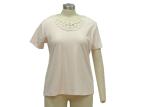 Pretty Casual Ladies Wear Printed Lace Neck T Shirt Casual Evening Outfits