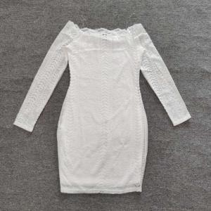 Wholesale Slim Fit Lady's White Lace Dress from china suppliers