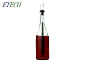 Leak Proof Wine Bottle Chiller Stick , Acrylic Spout Stainless Steel Beer