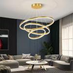 Three-ring Circle Nordic Restaurant Post-modern Simple Bedroom Lamp Circular