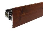 Closet Sliding Door Aluminum Profile , T5 T6 6063 Aluminum Door Window Profile