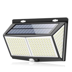 China 8W 288pcs LED Outdoor Super Bright Led Wall Mounted Solar Motion Sensor Light on sale