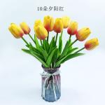 PU Tulip Enduring Flower Plastic Flower For Home Decoration Large Quantity