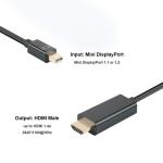 30Hz 4K Mini DP to HDMI 10Feet Video Projector Cable